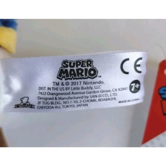 NEW Nintendo Super Mario Bros Toad Plush Doll Toy AC04 Little Buddy S 8” Japan - Picture 6 of 13